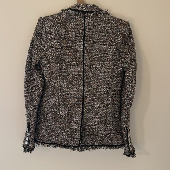 Veronica Beard Black and White Tweed Blazer - Picture 7 of 7
